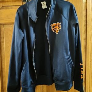 Chicago Bears PINK medium full zip jacket